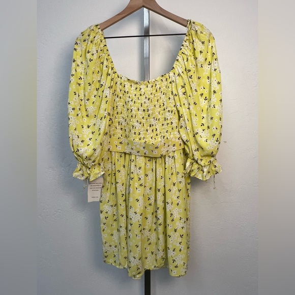 NWT For Love and Lemons Chrysanthemum Belted Mini Dress L - Picture 11 of 16